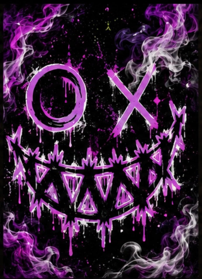 InkDrip™ Toxic Smile – Purple Chaos Edition